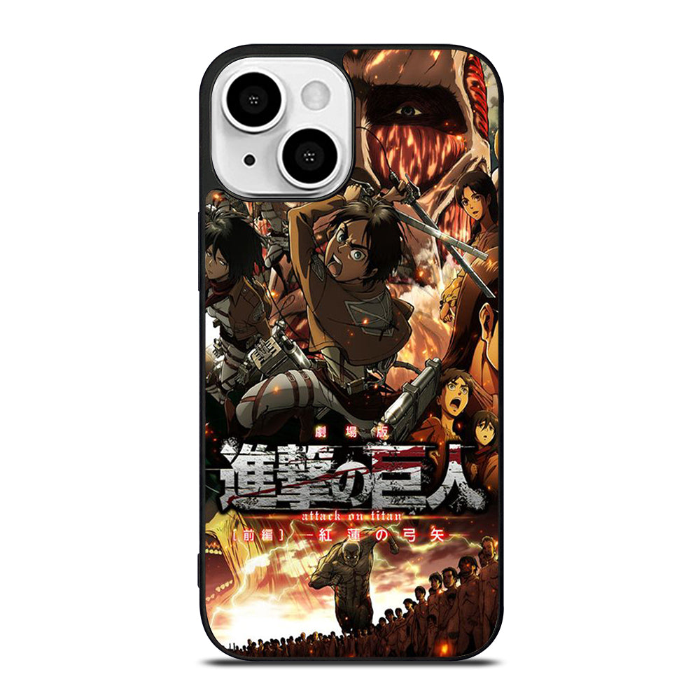 ANIME ATTACK ON TITAN CHARACTER iPhone 13 Mini Case Cover