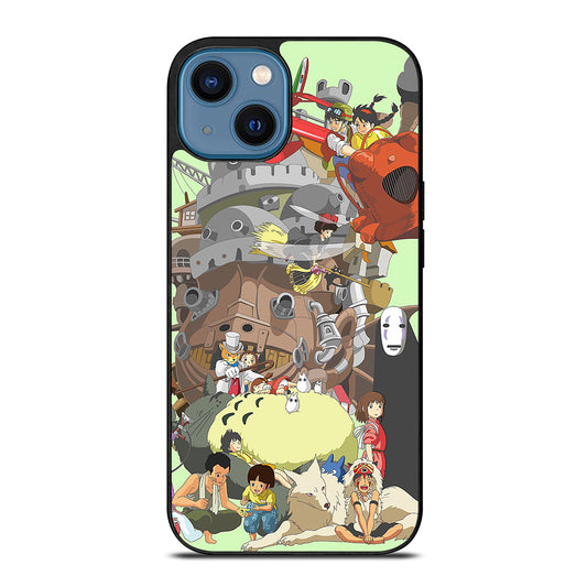 ANIME STUDIO GHIBLI ALL CARACTER iPhone 14 Case Cover