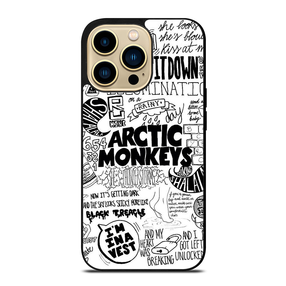 ARCTIC MONKEYS SONGS LYRIC iPhone 14 Pro Max Case Cover