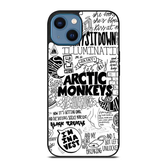 ARCTIC MONKEYS SONGS LYRIC iPhone 14 Case Cover