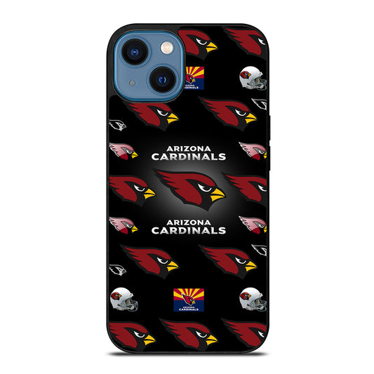 ARIZONA CARDINALS PATTERN LOGO iPhone 14 Case Cover