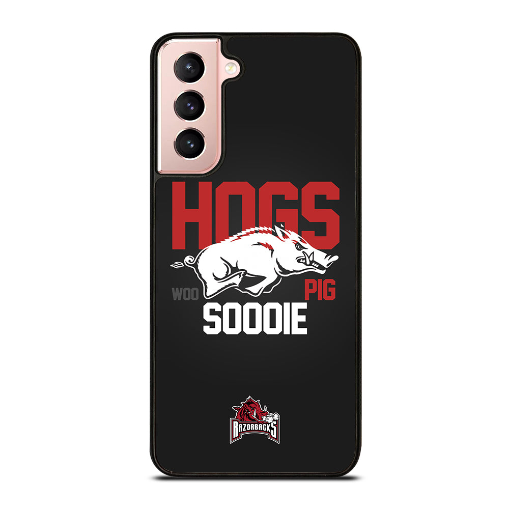 ARKANSAS RAZORBACKS HOGS WOO PIG SOODIE Samsung Galaxy S21 Case Cover