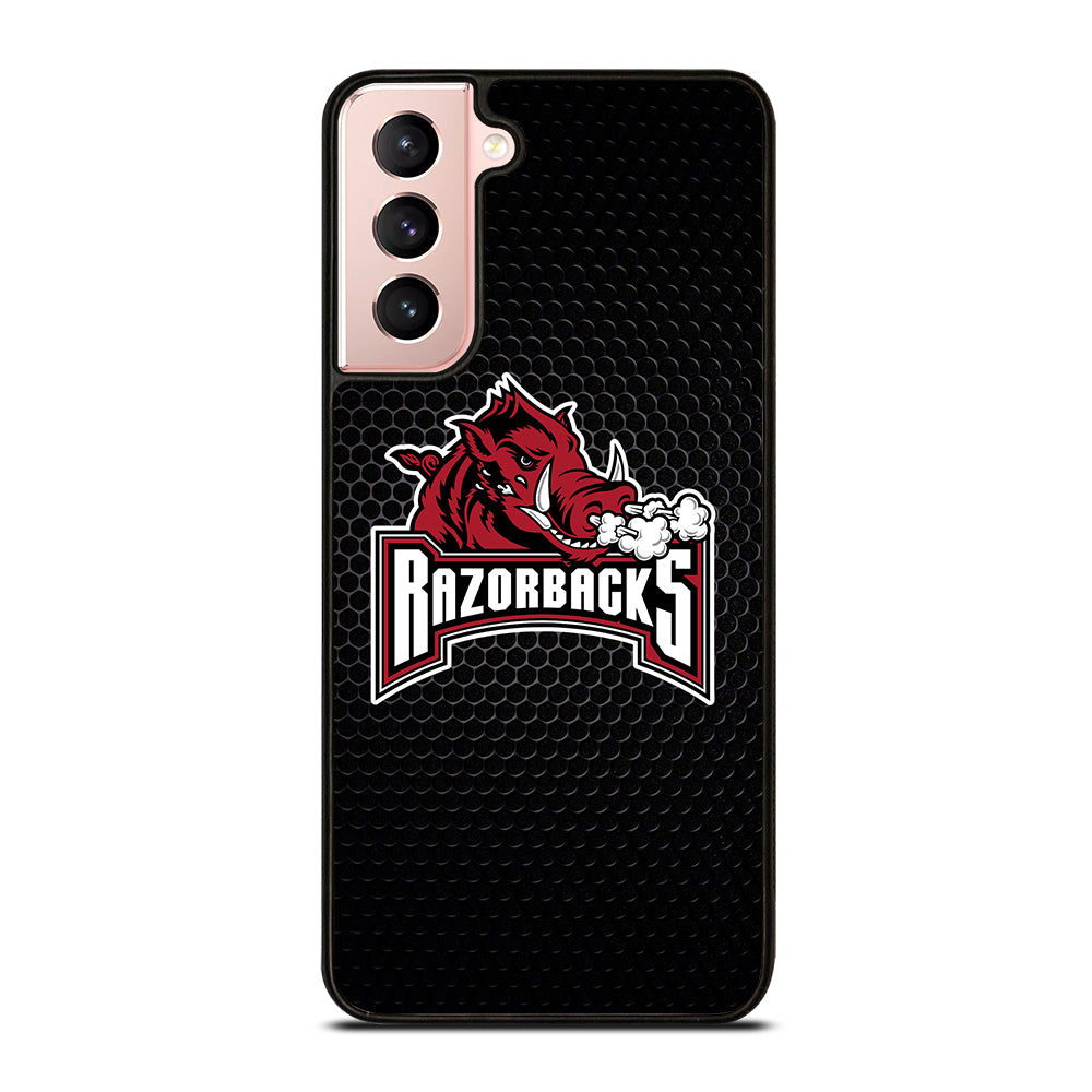 ARKANSAS RAZORBACKS METAL LOGO Samsung Galaxy S21 Case Cover