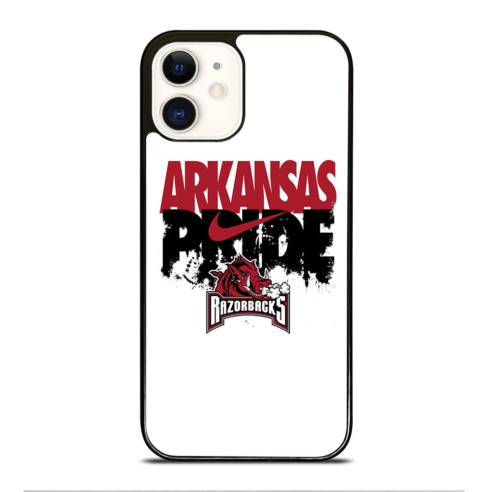 ARKANSAS RAZORBACKS PRIDE LOGO iPhone 12 Case Cover