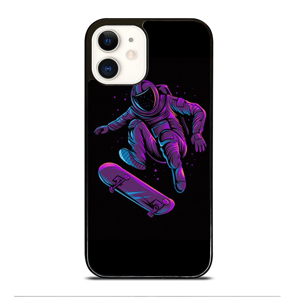 ASTRONAUT SKATEBOARDER CARTOON 2 iPhone 12 Case Cover