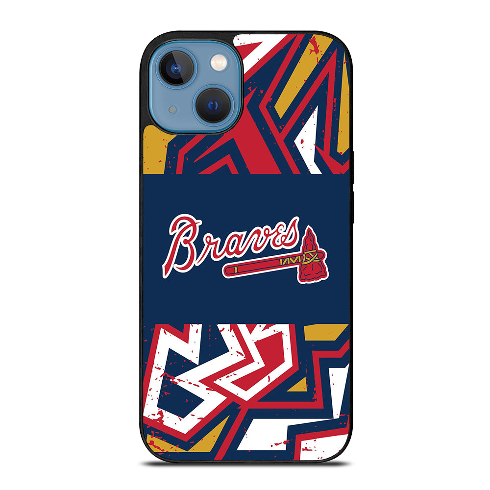 ATLANTA BRAVES ART LOGO 2 iPhone 13 Case Cover