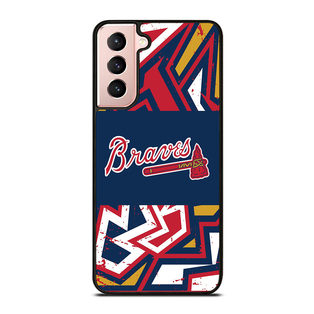 ATLANTA BRAVES ART LOGO 2 Samsung Galaxy S21 Case Cover