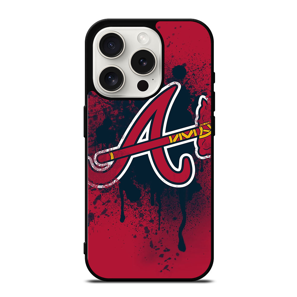 ATLANTA BRAVES ART LOGO iPhone 15 Pro Case Cover