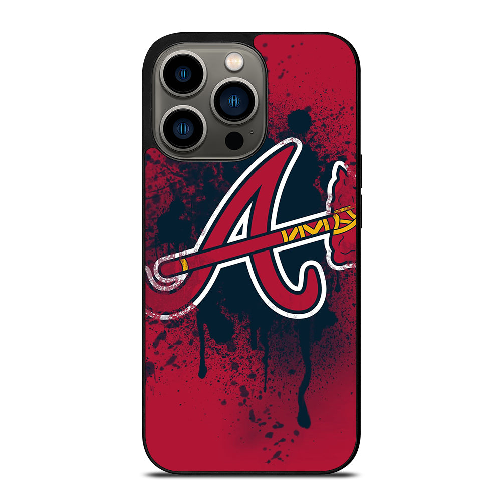 ATLANTA BRAVES ART LOGO iPhone 13 Pro Case Cover