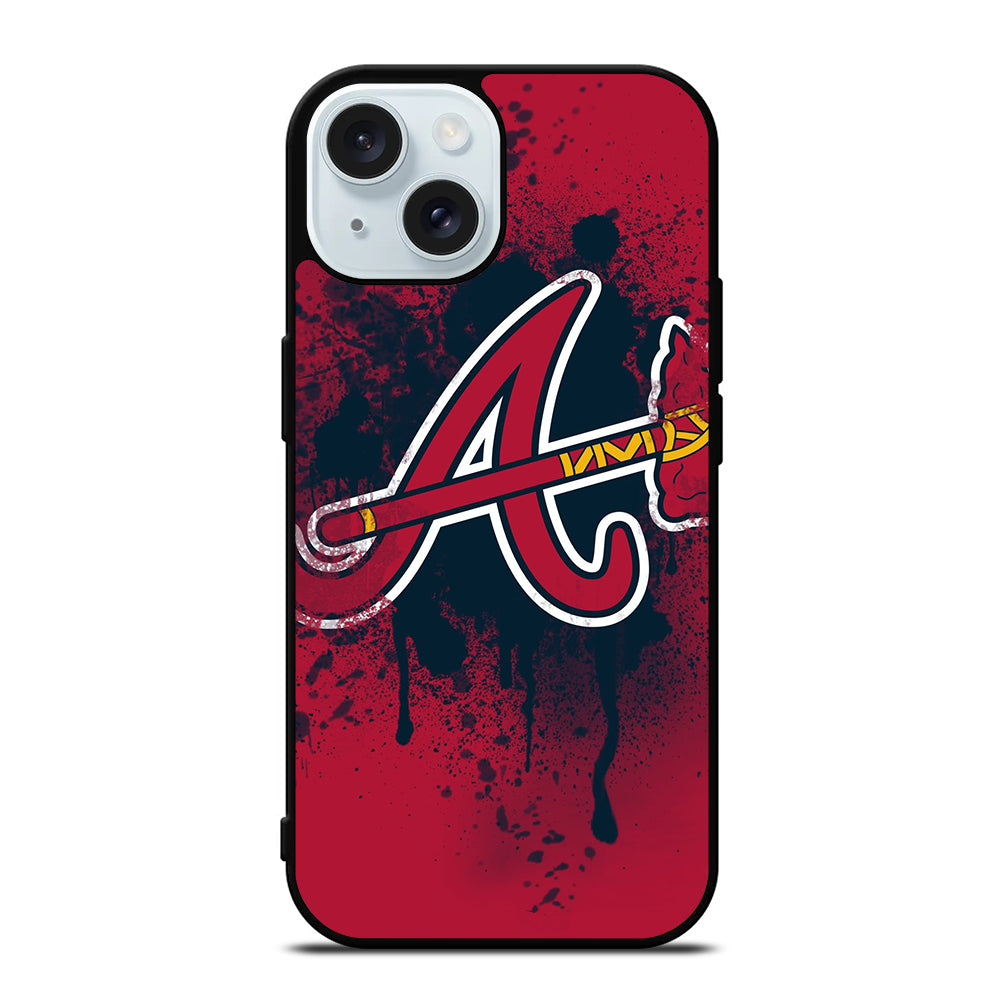 ATLANTA BRAVES ART LOGO iPhone 15 Case Cover