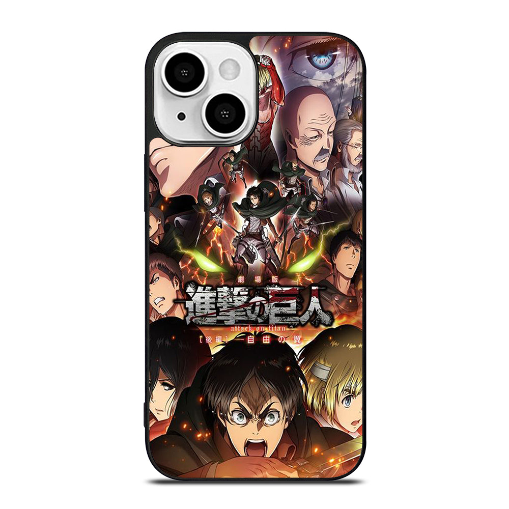 ATTACK ON TITAN CHARACTER ANIME iPhone 13 Mini Case Cover