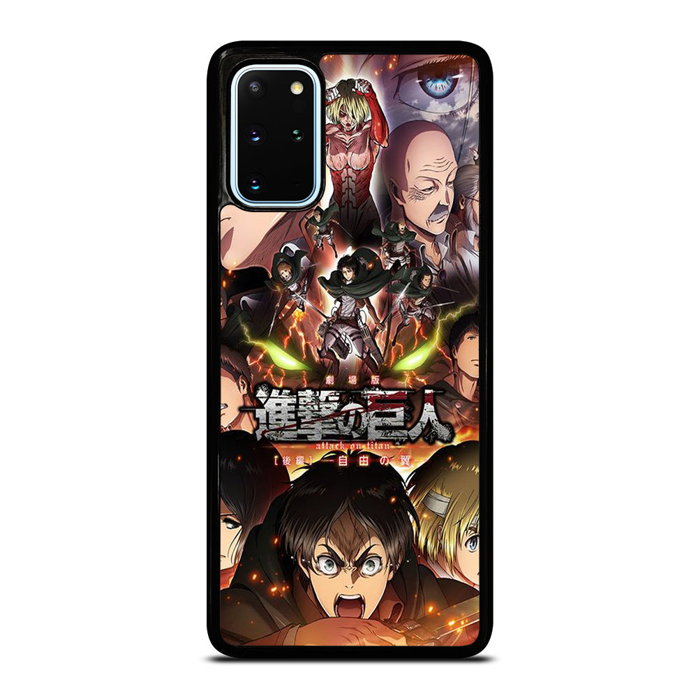 ATTACK ON TITAN CHARACTER ANIME Samsung Galaxy S20 Plus Case Cover