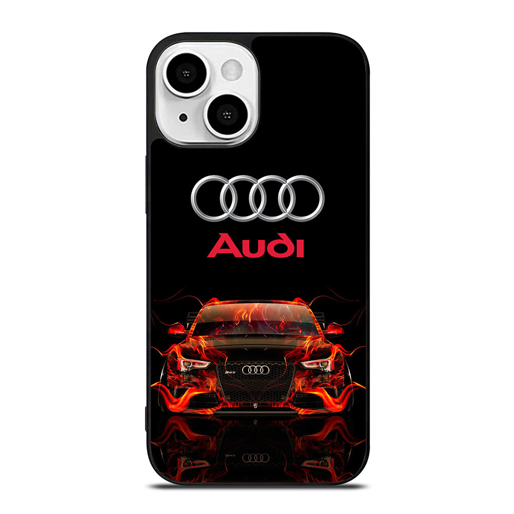 AUDI CAR FLAME LOGO iPhone 13 Mini Case Cover
