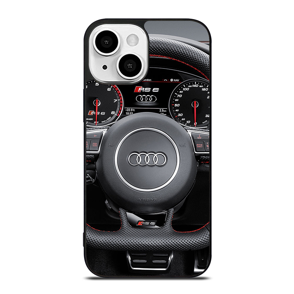 AUDI CAR STEERING WHEEL iPhone 13 Mini Case Cover