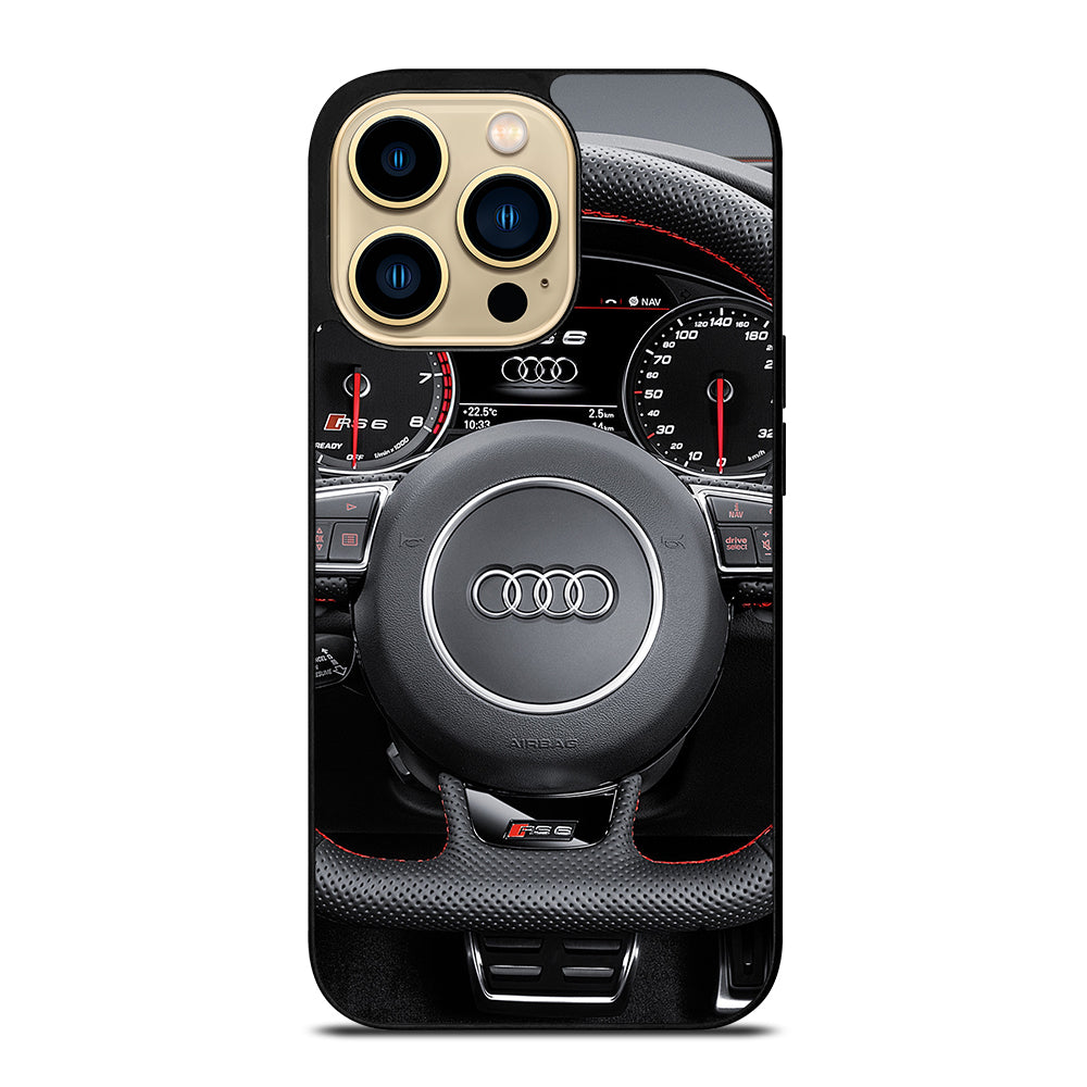 AUDI CAR STEERING WHEEL iPhone 14 Pro Max Case Cover