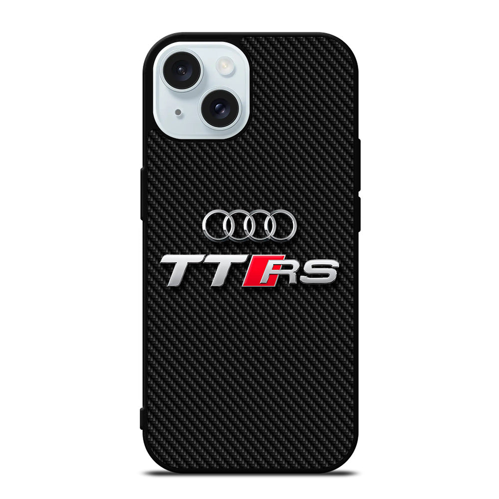 AUDI TTRS CARBON LOGO iPhone 15 Case Cover
