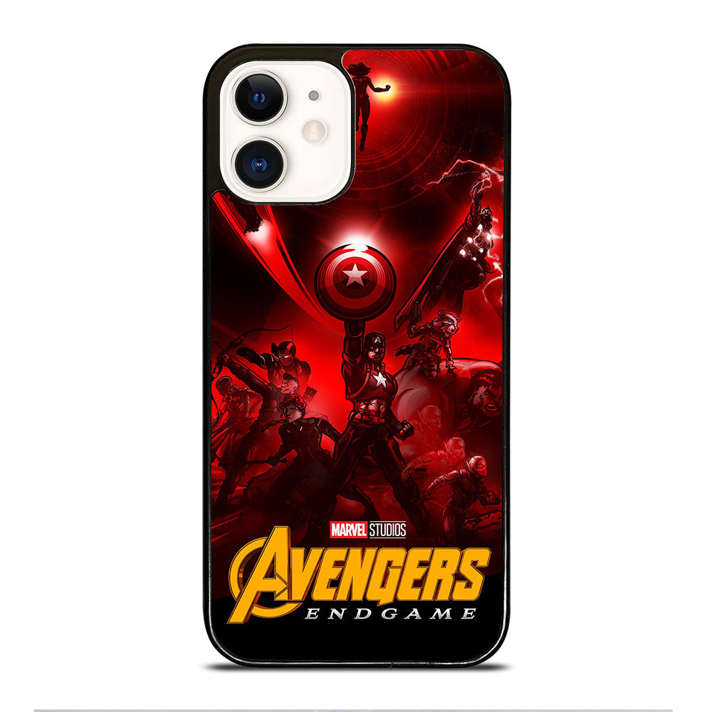 AVENGERS ENDGAME SUPERHERO iPhone 12 Case Cover