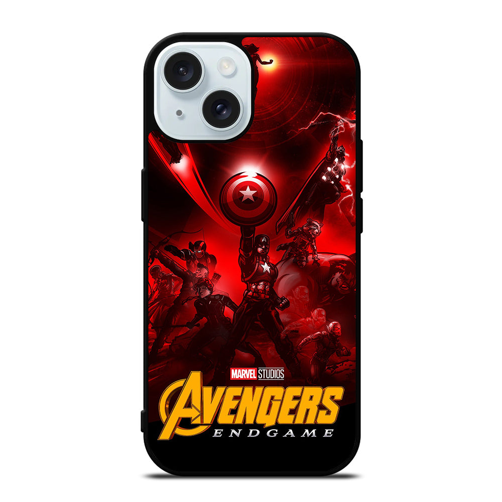 AVENGERS ENDGAME SUPERHERO iPhone 15 Case Cover