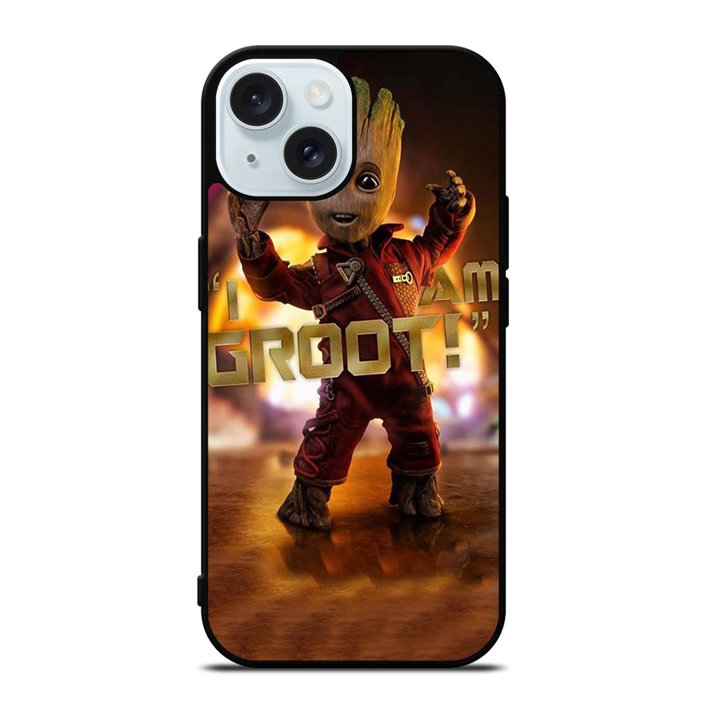 BABY GROOT I AM GROOT iPhone 15 Case Cover