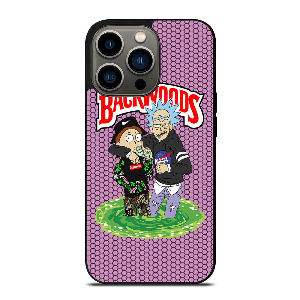 BACKWOODS RICK AND MORTY iPhone 13 Pro Case Cover