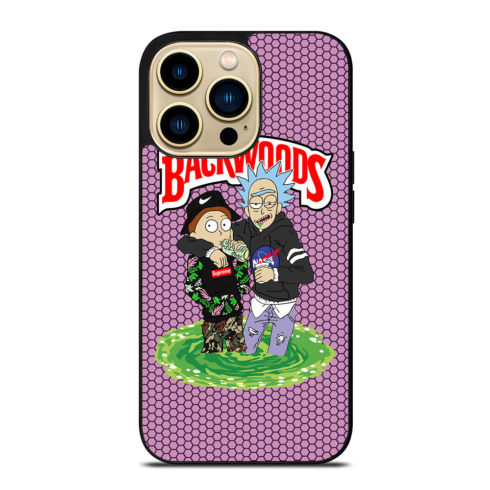 BACKWOODS RICK AND MORTY iPhone 14 Pro Max Case Cover