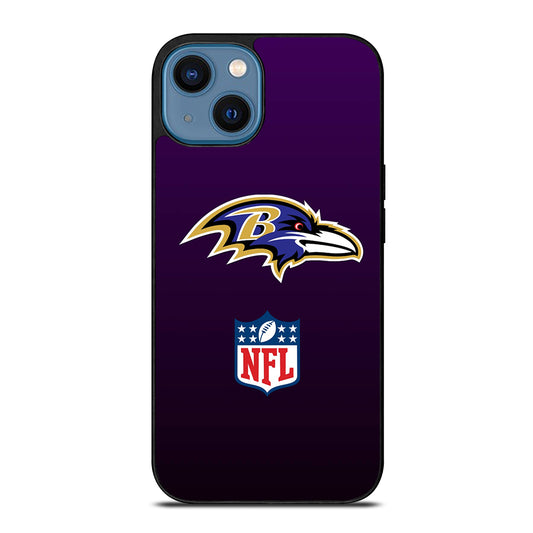 BALTIMORE RAVENS LOGO 2 iPhone 14 Case Cover