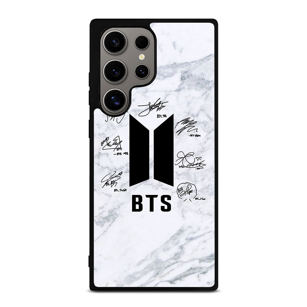 BANGTAN BOYS BTS SIGNATURE MARBLE Samsung Galaxy S24 Ultra Case Cover