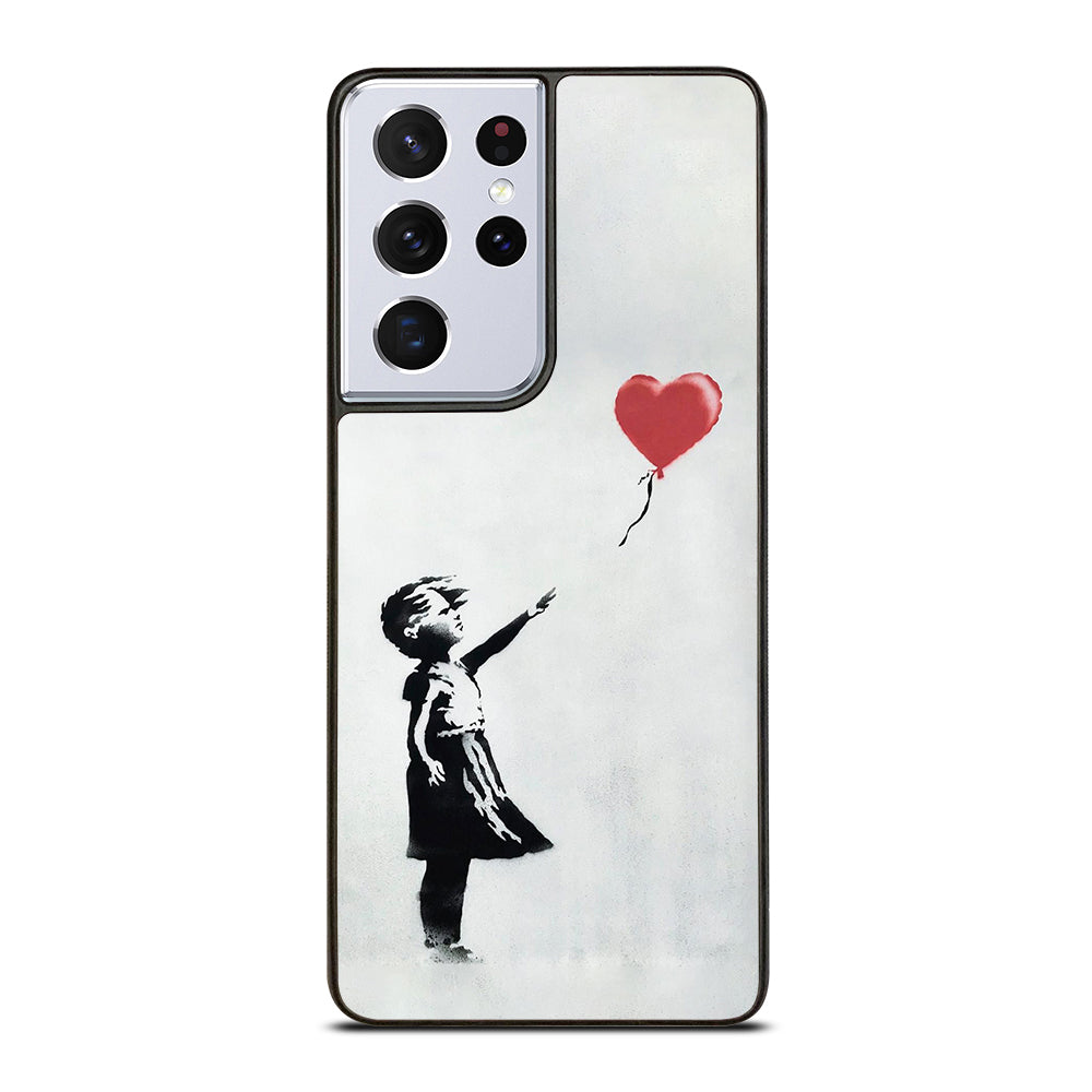 BANKSY BALLOON GIRL ART Samsung Galaxy S21 Ultra Case Cover
