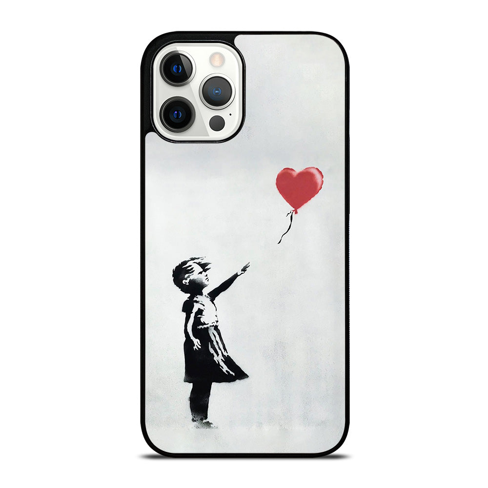 BANKSY BALLOON GIRL ART iPhone 12 Pro Max Case Cover