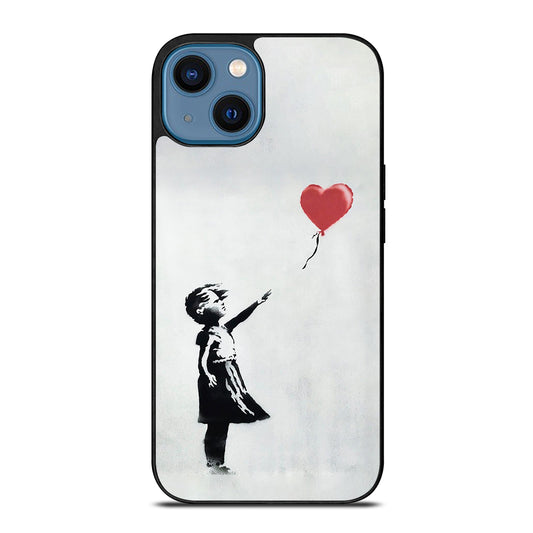 BANKSY BALLOON GIRL ART iPhone 14 Case Cover