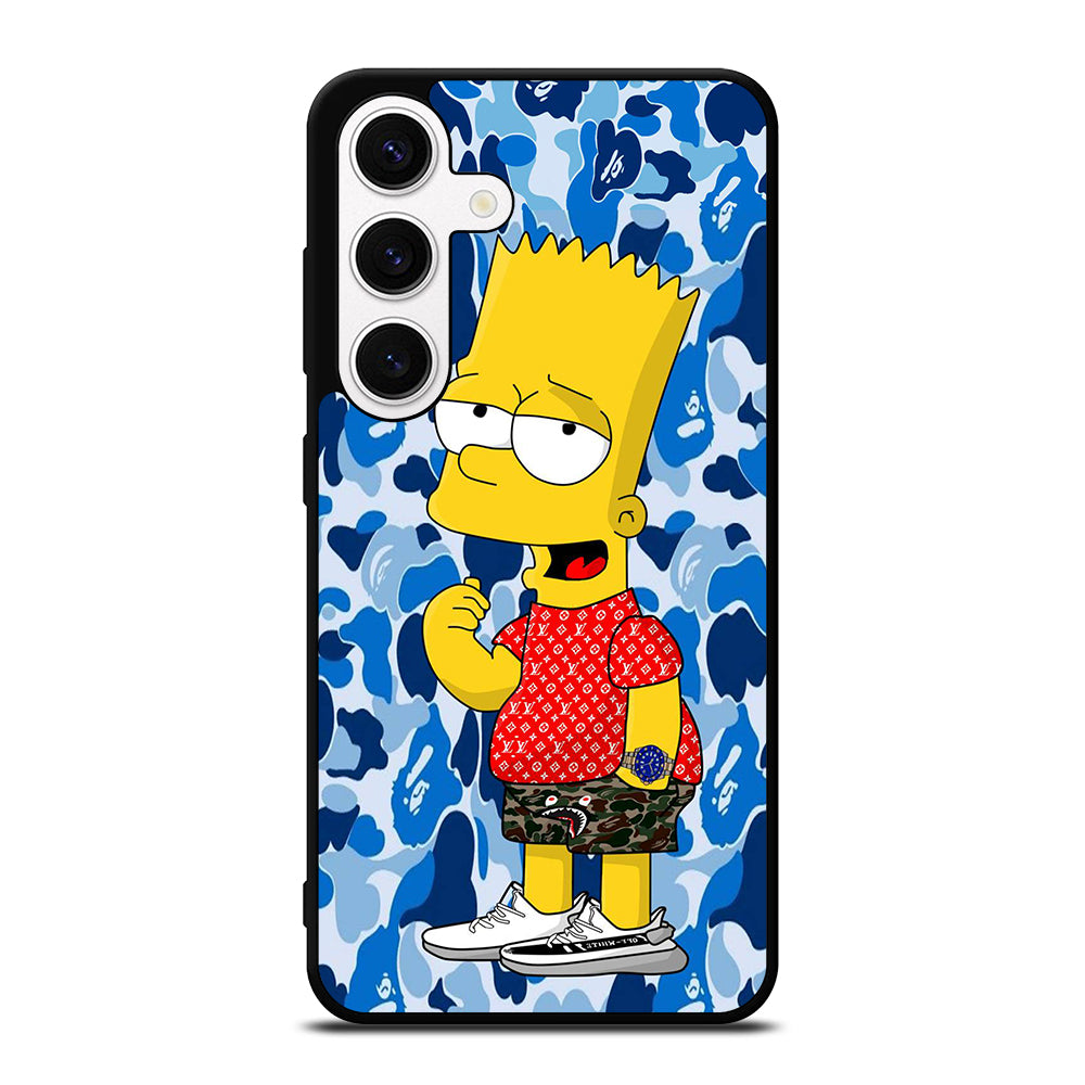 BAPE CAMO BLUE Samsung Galaxy S24 Case Cover