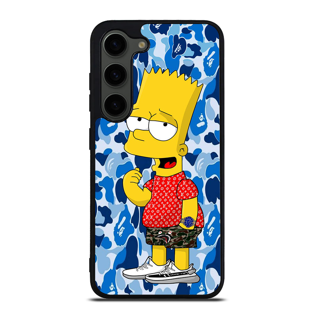 BAPE CAMO BLUE Samsung Galaxy S23 Plus Case Cover