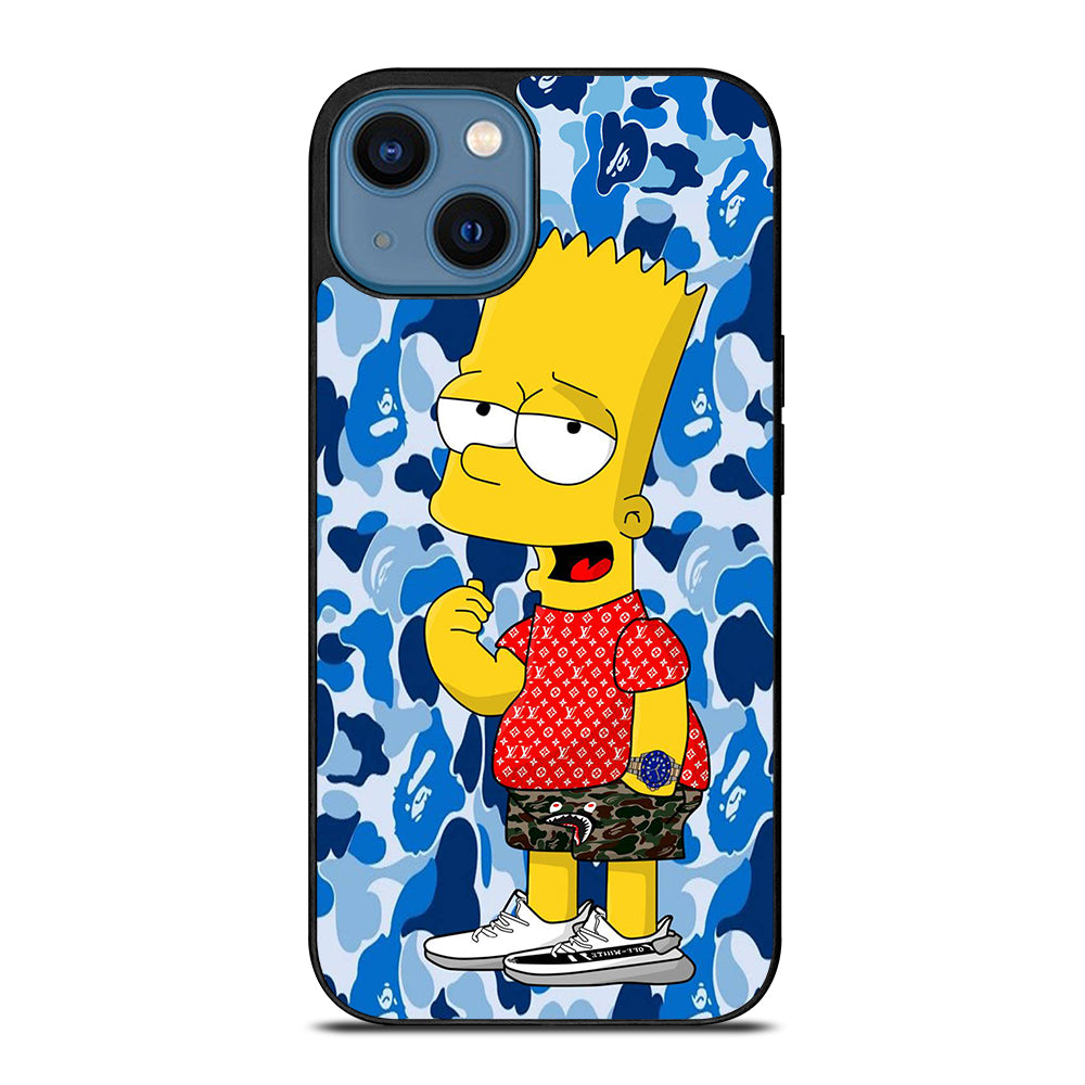 BAPE CAMO BLUE iPhone 14 Case Cover