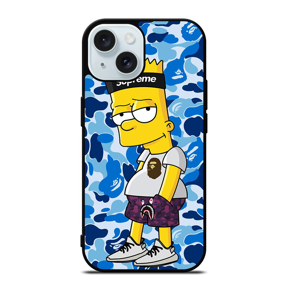 BAPE CAMO CARTOON iPhone 15 Case Cover