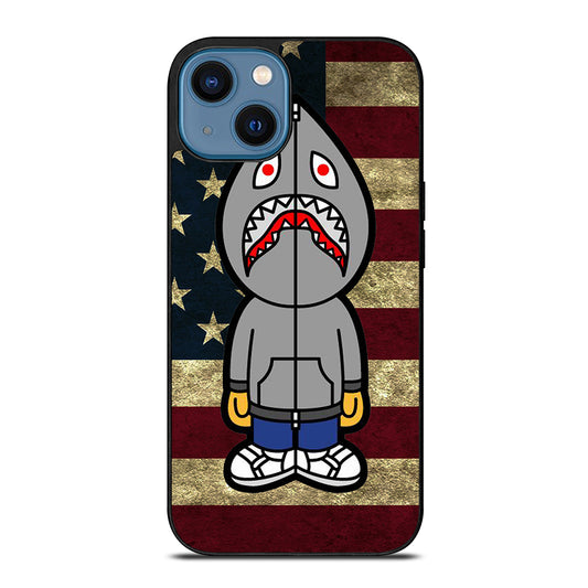 BAPE SHARK AMERICAN 2 iPhone 14 Case Cover