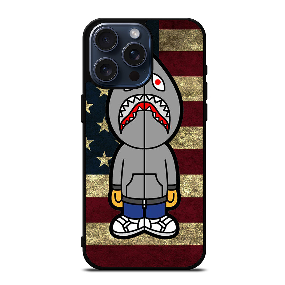 BAPE SHARK AMERICAN 2 iPhone 15 Pro Max Case Cover