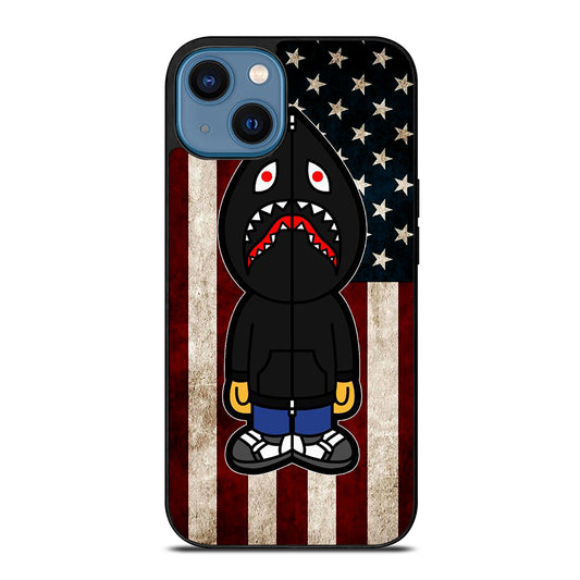BAPE SHARK AMERICAN iPhone 14 Case Cover