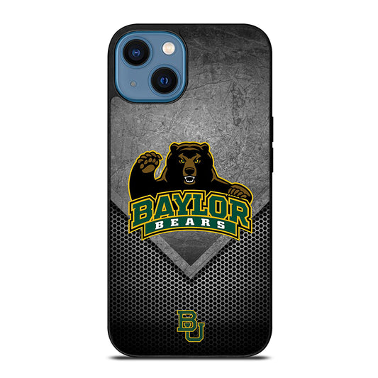 BAYLOR BEARS METAL LOGO iPhone 14 Case Cover