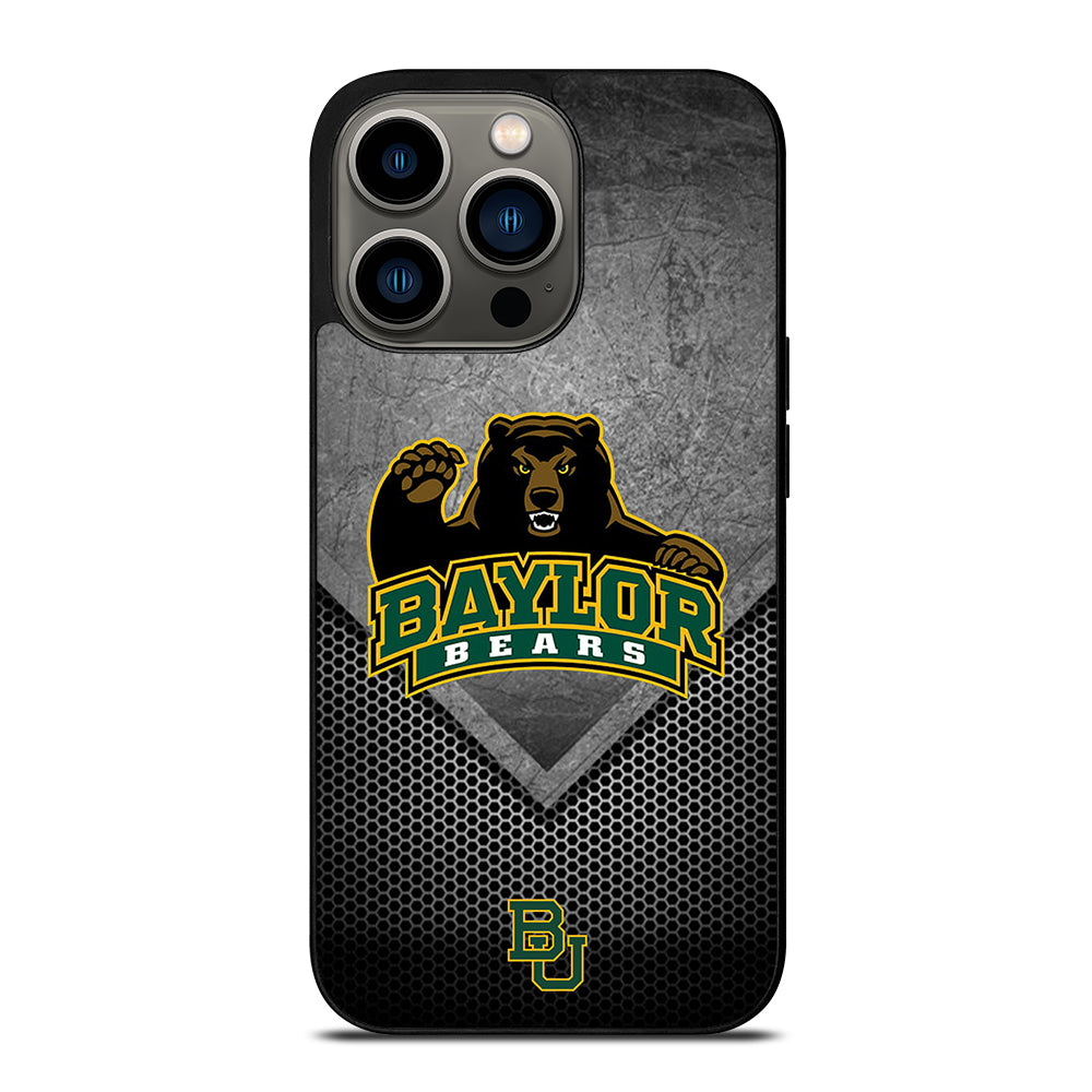 BAYLOR BEARS METAL LOGO iPhone 13 Pro Case Cover