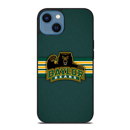 BAYLOR BEARS STRIPE LOGO iPhone 14 Case Cover