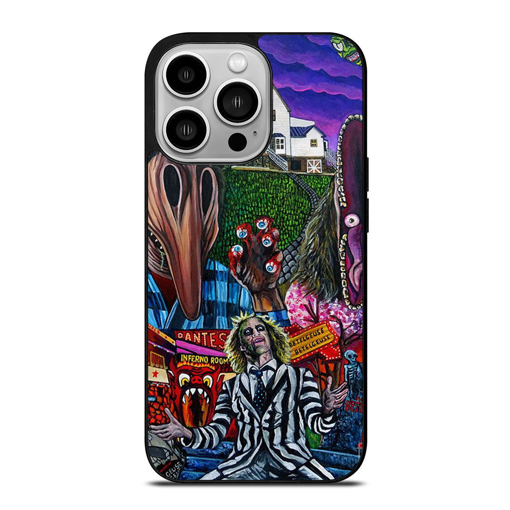 BEETLEJUICE TIM BURTON ART 2 iPhone 14 Pro Case Cover