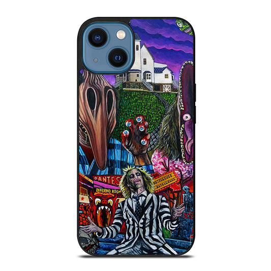 BEETLEJUICE TIM BURTON ART 2 iPhone 14 Case Cover