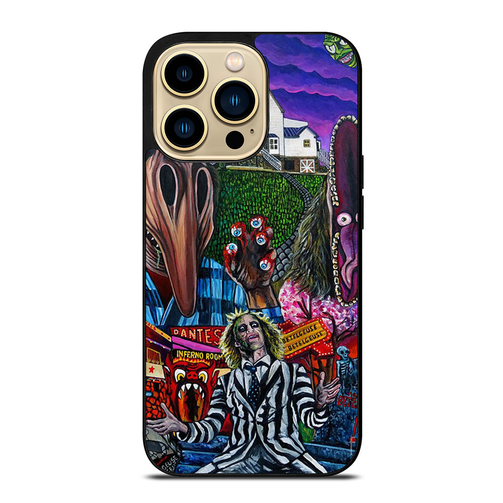 BEETLEJUICE TIM BURTON ART 2 iPhone 14 Pro Max Case Cover