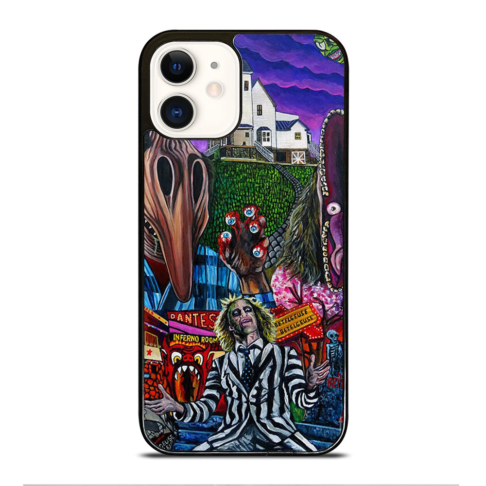 BEETLEJUICE TIM BURTON ART 2 iPhone 12 Case Cover
