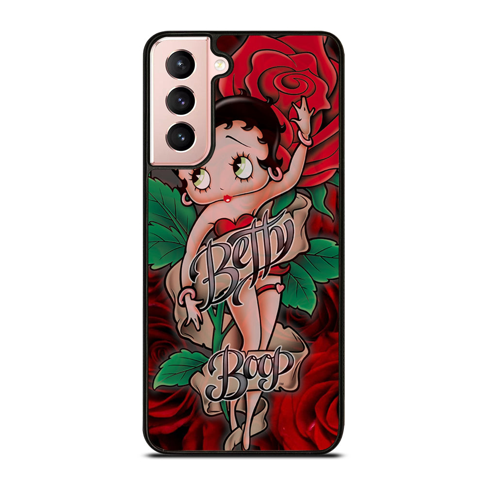 BETTY BOOP CARTOON FLOWER Samsung Galaxy S21 Case Cover