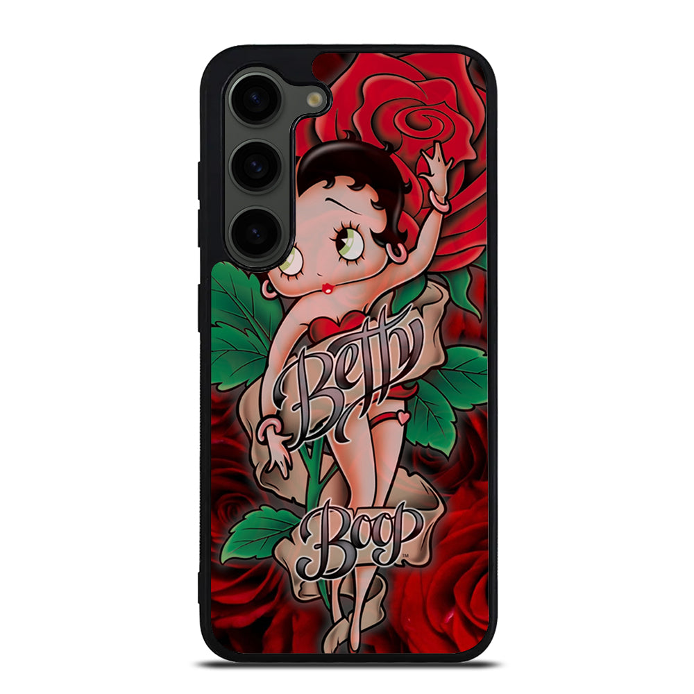 BETTY BOOP CARTOON FLOWER Samsung Galaxy S23 Plus Case Cover
