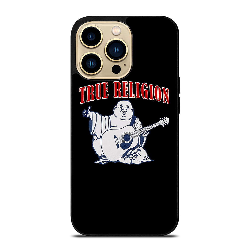BIG BUDDHA TRUE RELIGION LOGO iPhone 14 Pro Max Case Cover