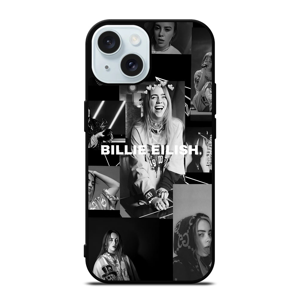 BILLIE EILISH SINGER COLLAGE iPhone 15 Case Cover