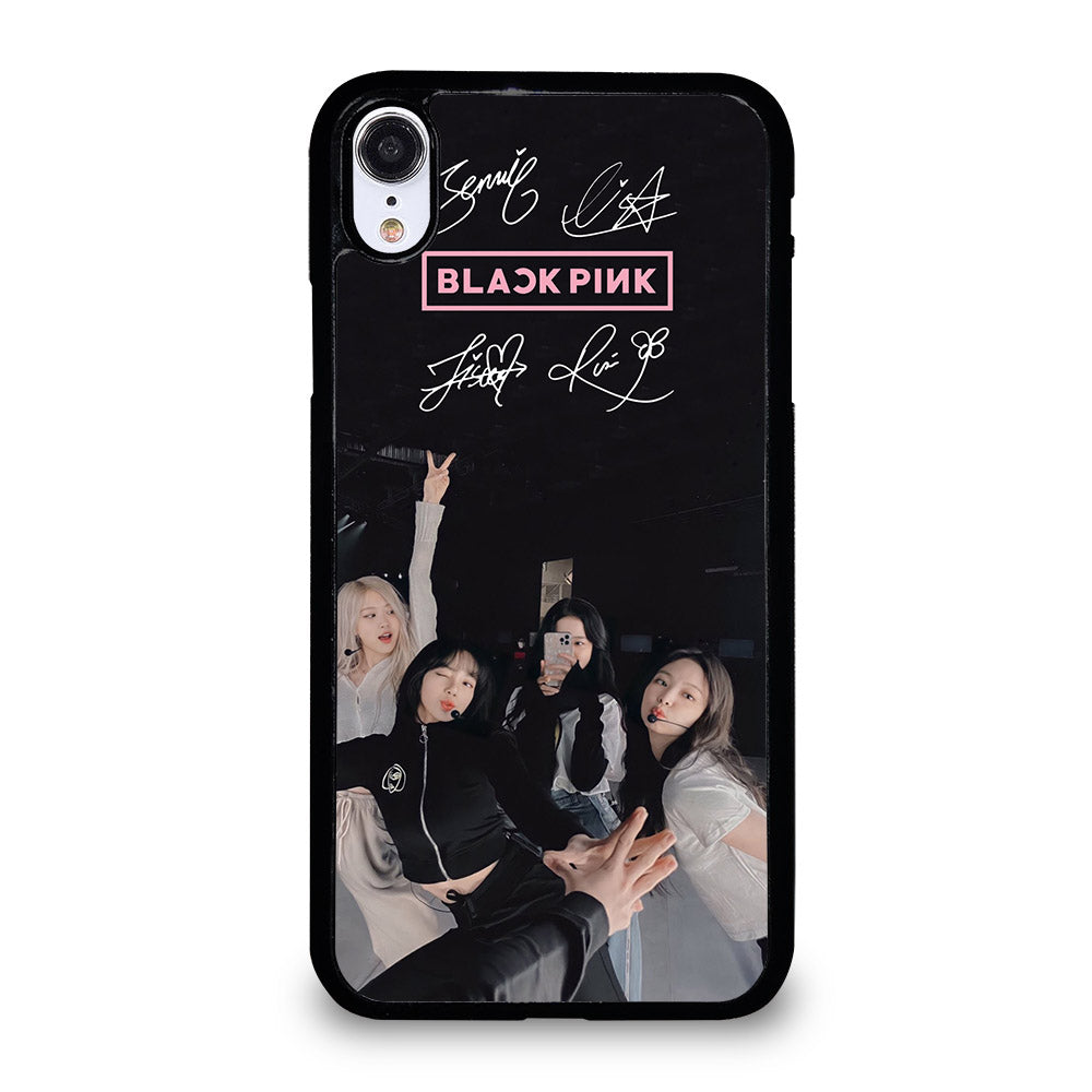 BLACKPINK SIGNATURE iPhone XR Case Cover – casecentro BLACKPINK SIGNATURE iPhone XR Case Cover – casecentro