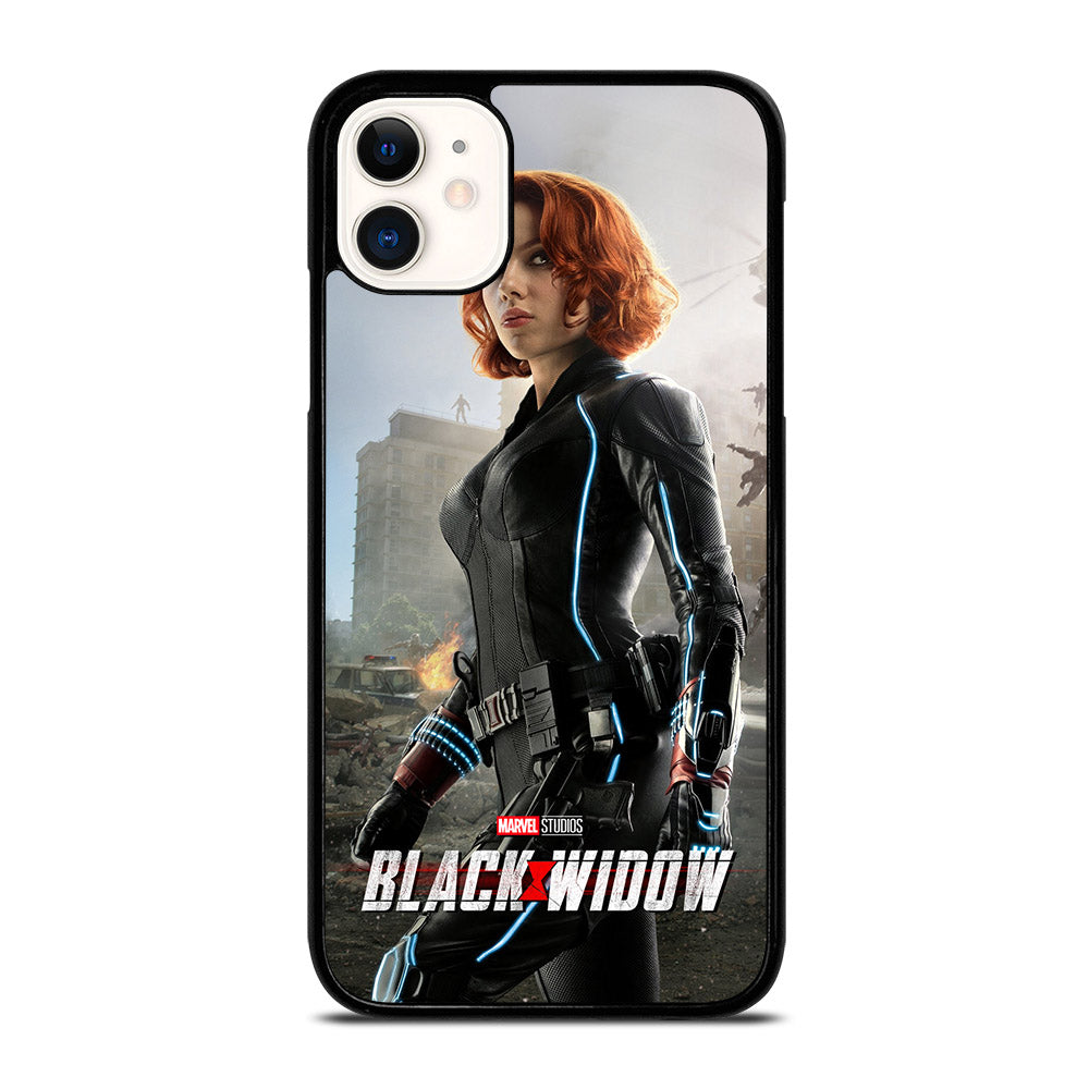 BLACK WIDOW SUPERHERO MARVEL 3 iPhone 11 Case Cover